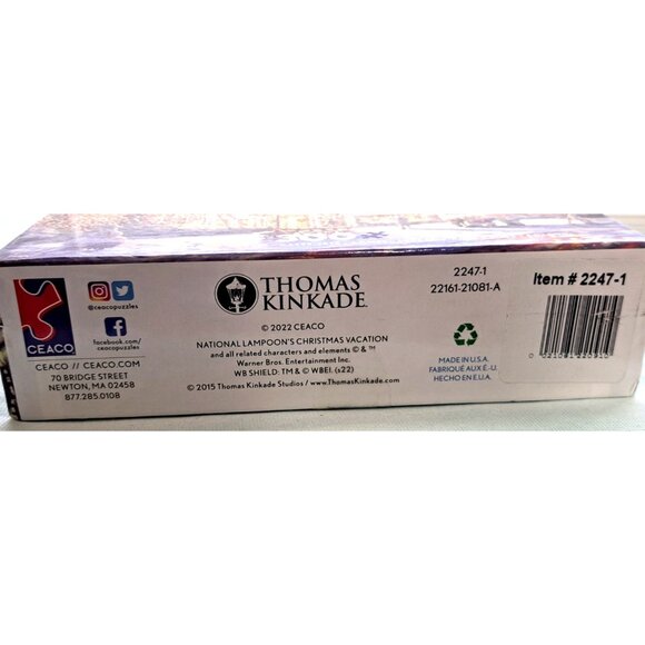 Ceaco Thomas Kinkade National Lampoon Christmas Vacation 300 Piece Puzzle - Picture 4 of 9